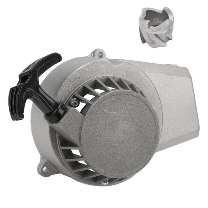 Lanceur Starter Démarrage avec Alliage d'Aluminium Central Adapté pour Mini Moto Pocket Bike Dirt 2 Temps 47cc 49cc