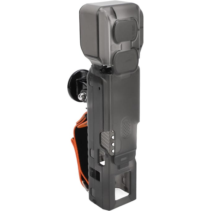 Beschermhoes Set voor Osmo Pocket 3 Impactbestendig Transparante Beschermhoes met Veiligheidskoord gray