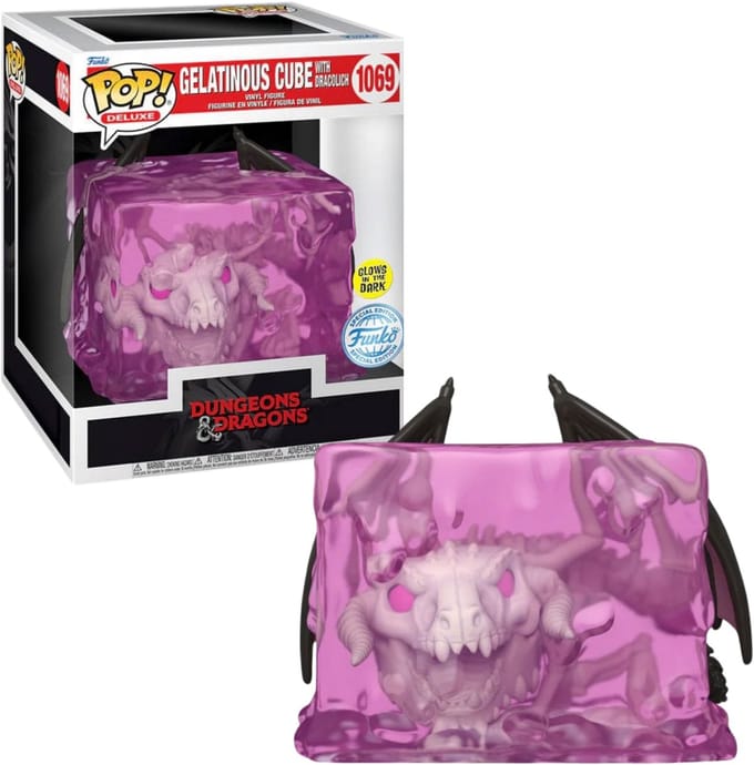 Funko POP! DLX Gelatinous Cube with Dracolich GITD Dungeon & Dragons Exclusive