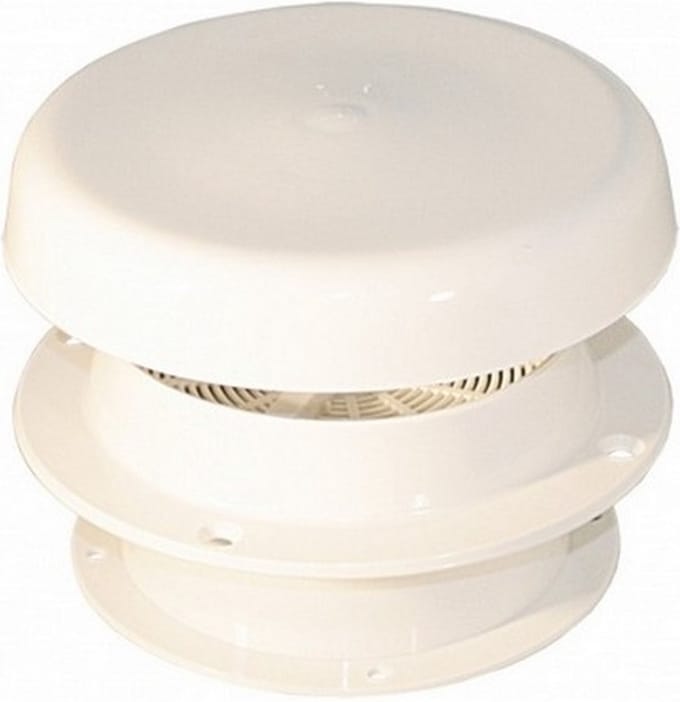Kunststof paddestoel dek ventilator met hor
