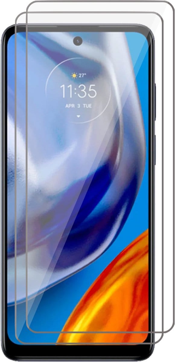 Screenprotector geschikt voor Motorola Moto E32 / E32s - 2x Glas Screen Protector