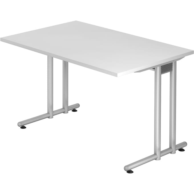NANO 12 S | Bureau - 120x80 Wit/Zilver