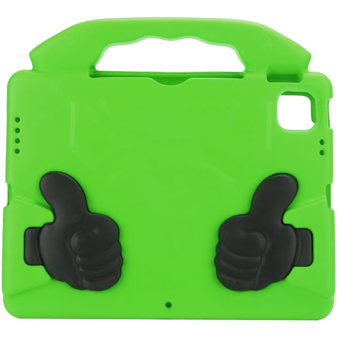 Schokbestendige tablethoes, stevige behuizing, robuuste EVA-achterkant, computerbescherming, groen groen