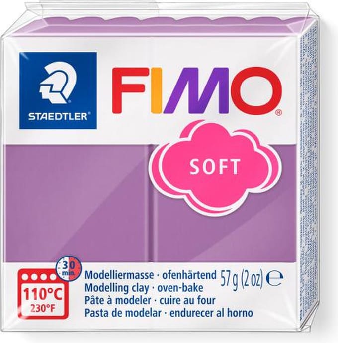 Fimo klei soft BOSBESSEN PAARS T60