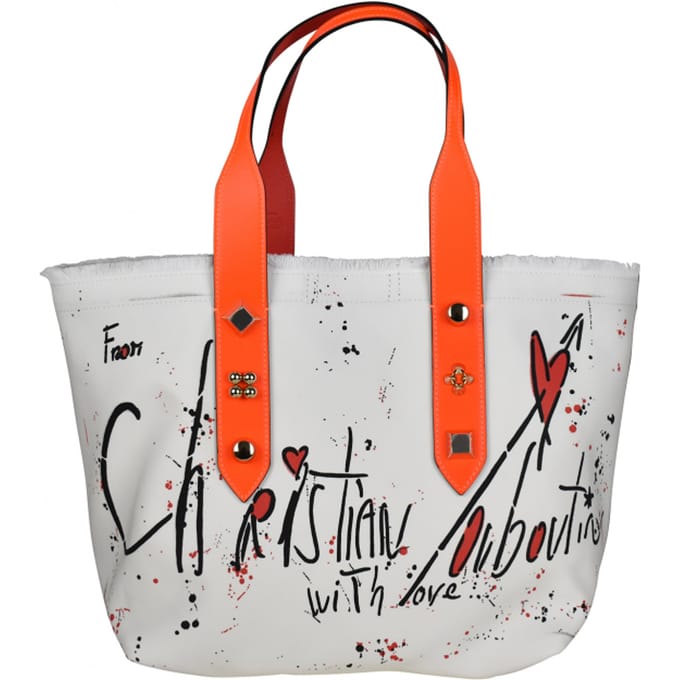 Christian Louboutin Medium Tote Bag Frangibus Wit
