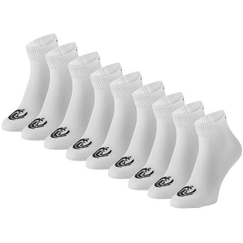 Vinnie-G Quartersokken 9-pack Wit-43/46