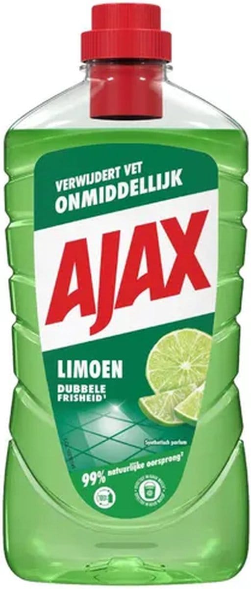 Ajax | Allesreiniger | Limoen | Optimal 7 | 8 x 1 liter