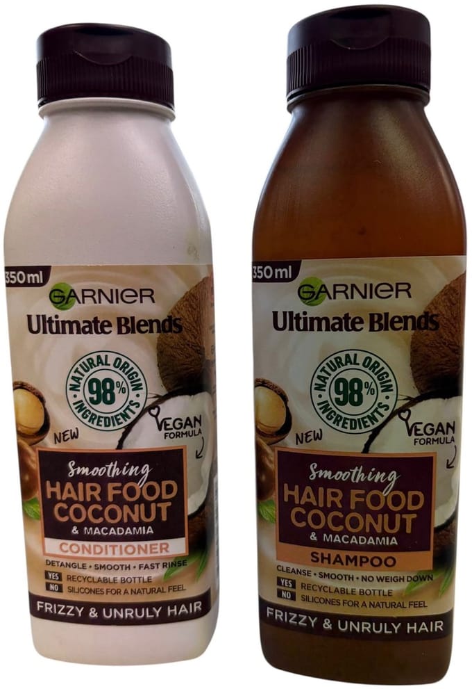 Garnier Ultimate Blends Coconut Shampoo en Conditioner voor fris haar