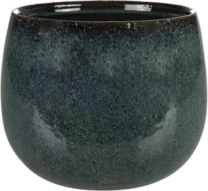 Ter Steege Bloempot Blauw D 24 cm H 19 cm
