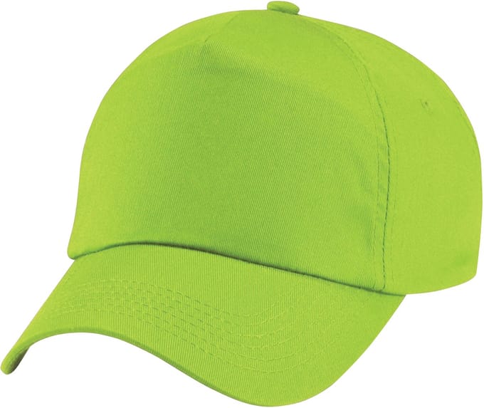 Beechfield Unisex Junior Junior 5 Panel Baseball Cap (Kalk groen)