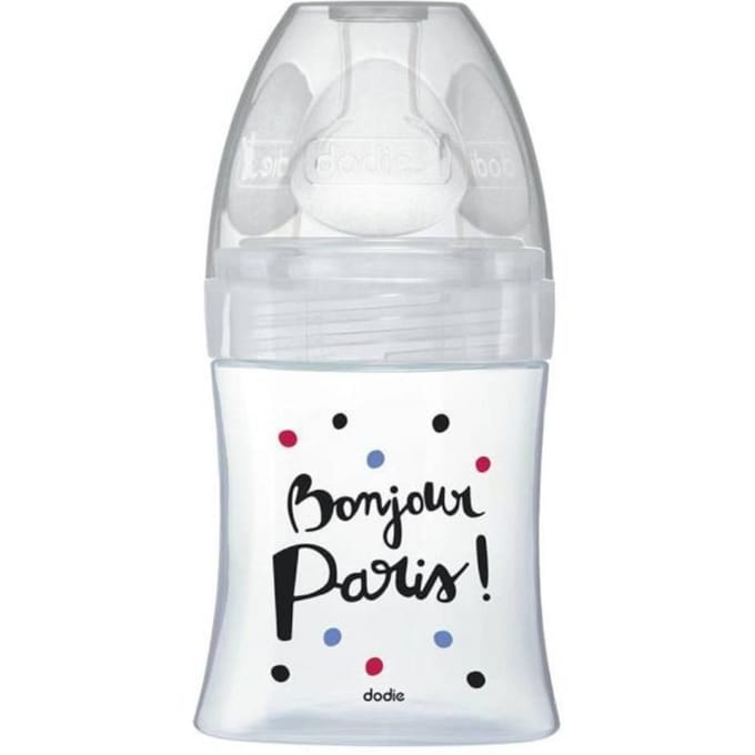 Dodie Sensation+ Glazen Zuigfles 150 ml Flow 1 0-6 Maanden (Modellen : Parijs)
