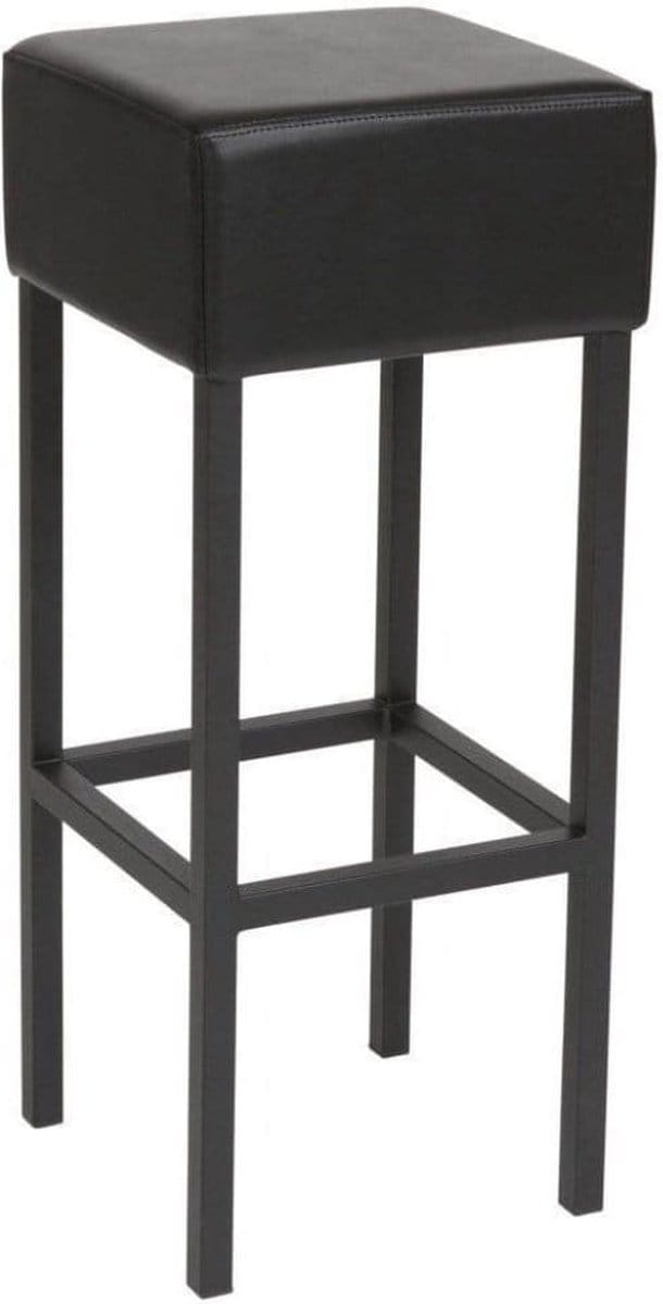 Workliving Barkruk Skai - Zwart / Zwart - 82 CM