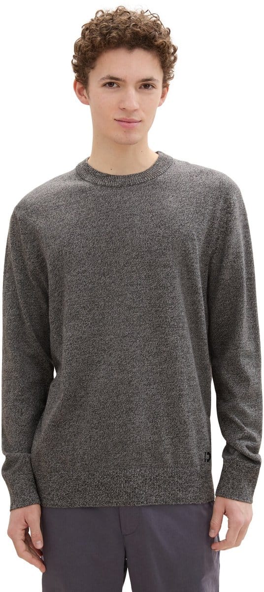 Tom Tailor Trui Basic Crewneck Knit 1042509 36274 Mannen Maat - L