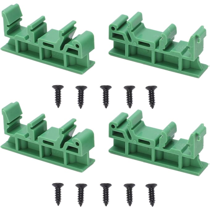 2 Sets C45 DIN Rail Montagebeugel voor Printplaat Geïsoleerd voor PCB Elektronische Schakelapparaten blue