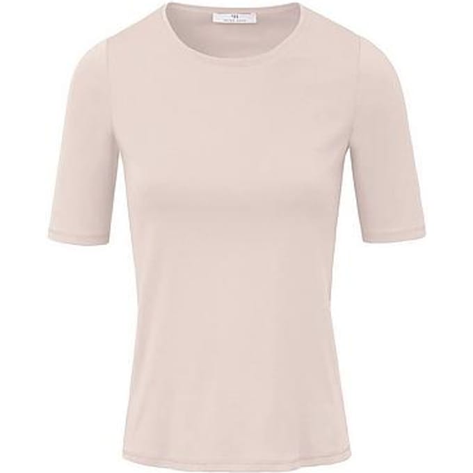 Shirt 100% Pima Cotton ronde hals Van Peter Hahn roze