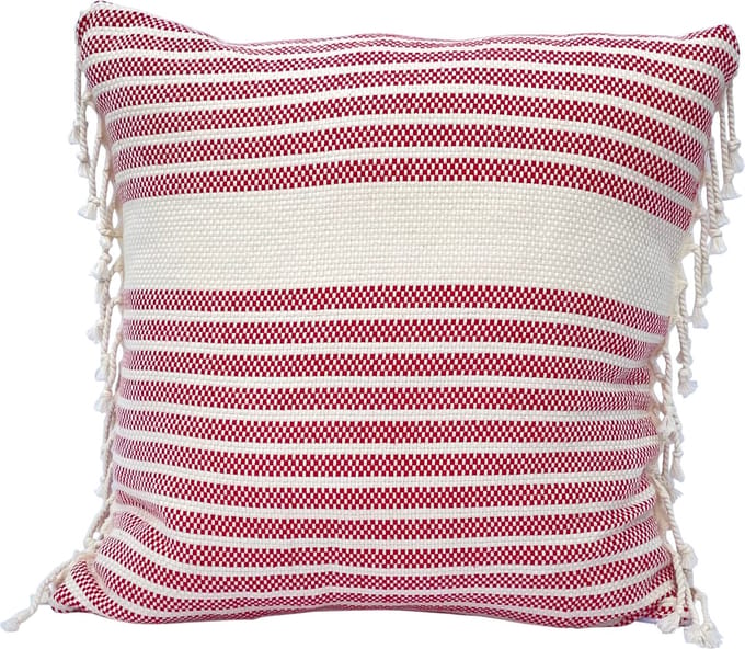 Beachie Nice rood 50 x 50 cm Kussenhoes zonder vulling
