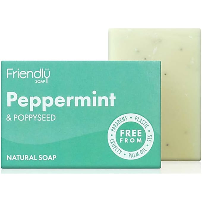 Friendly Soap Badzeep - Pepermunt & Maanzaadjes