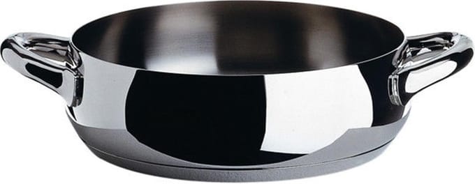 Alessi Mami Kookpan Laag SG102/20, 20cm RVS