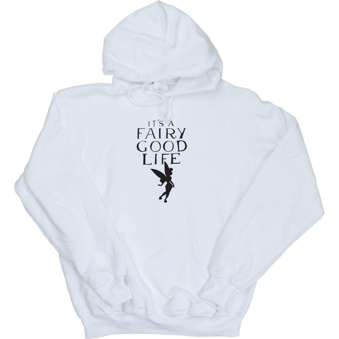 Disney Dames/Dames Tinkerbell Fairy Good Life Hoodie (Wit)