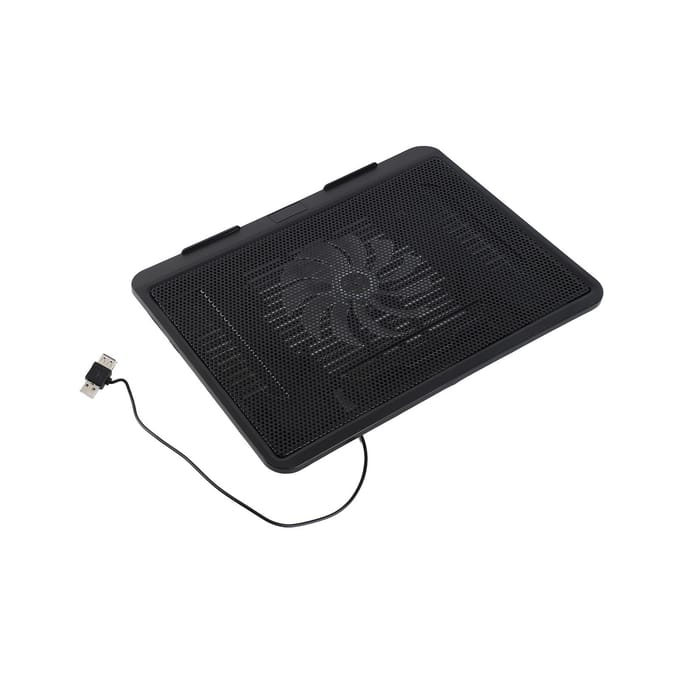 Refroidisseur pour ordinateur portable, support USB pour ordinateur portable de 14 pouces ou moins, noir noir