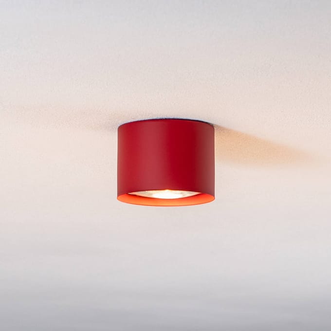 Argon Plafondspot Chloe vast, rood
