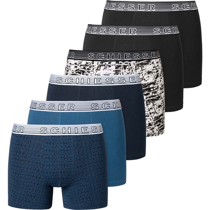 SCHIESSER Boxershorts Set van 6