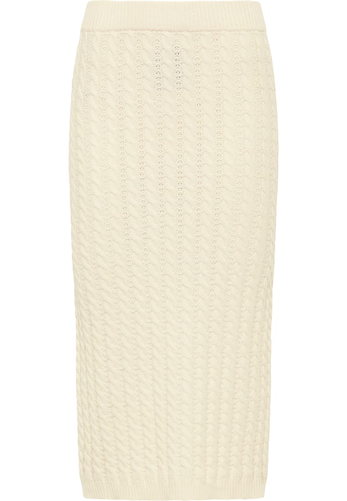 Faina gebreide rok Dames champagne
