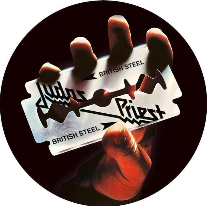 British Steel - 40th Anniversary (Marbled Vinyl) (Uv Image Sides B&D)