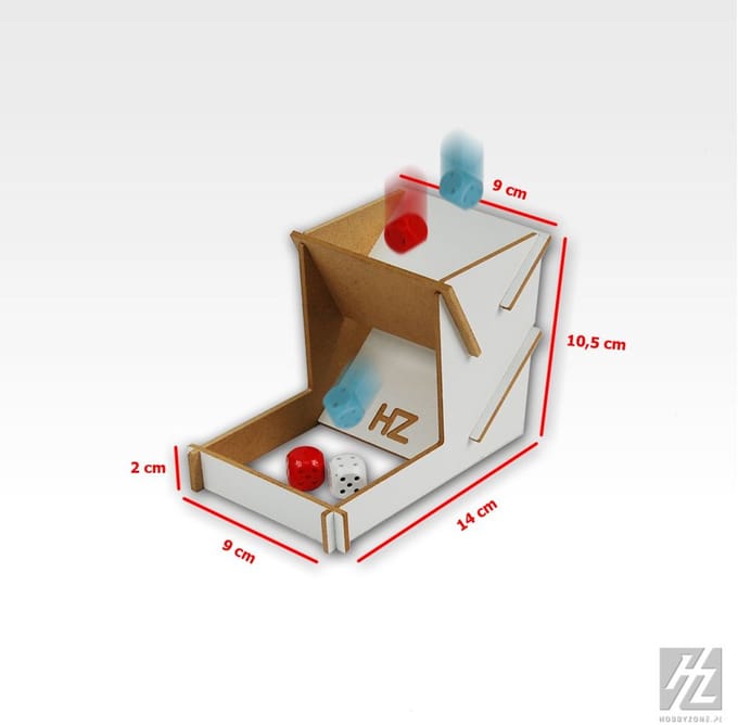 HobbyZone DTS – Dice Tower | Modulair Spelaccessoire voor Bord- en Rollenspellen - Dobbelsteen Toren