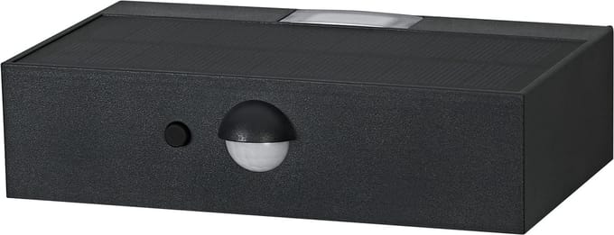 OSRAM ENDURA STYLE BRICKLUME Sensor, SOLAR-lamp, 3W, 300 lm, grijs, donkergrijs, indirecte verlichting, bewegingssensor, daglichtsensor, IP65, kleurtemperatuur 3.000 K, lichtkleur warmwit