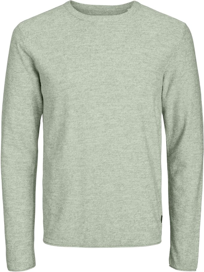 Jack & Jones - Heren Trui Pullover Knit Crew Neck - Groen - Maat S