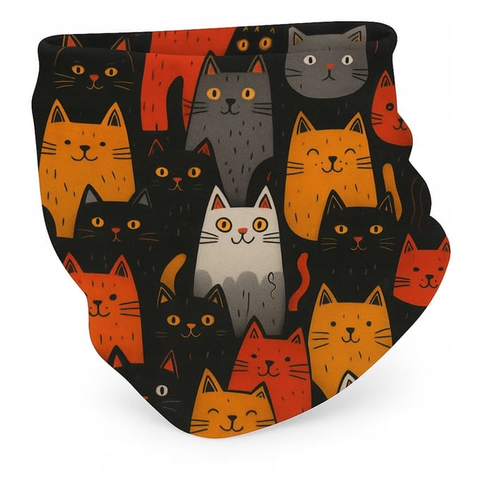 Dartomik - Kinder Sjaal - Vanaf 9 Jaar - Herfst/Winter - Katten