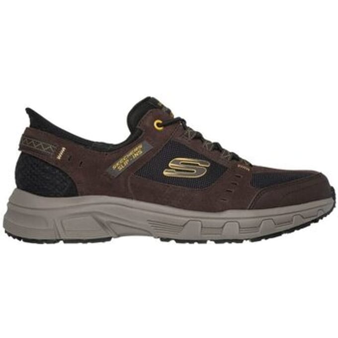 Skechers OAK CANYON - CONSISTENT WINNE Heren Wandelschoenen - Bruin / Zwart