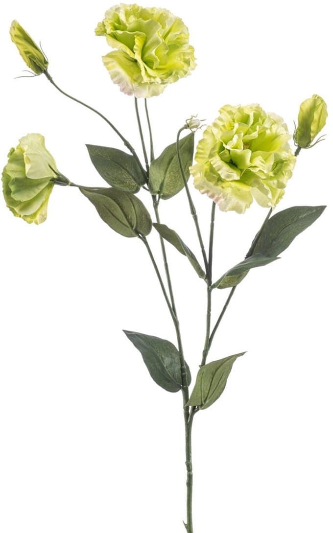 Emerald - Kunstbloem Eustoma 75cm groen - Kunstplant voor binnen