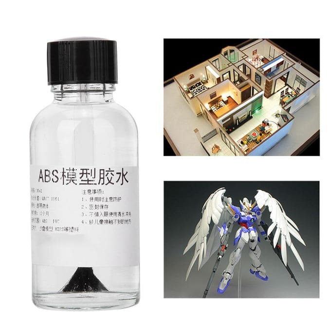 Transparante Cementlijm ABS PVC Acryl Model Lijm 30ml voor Model Zandtafel white