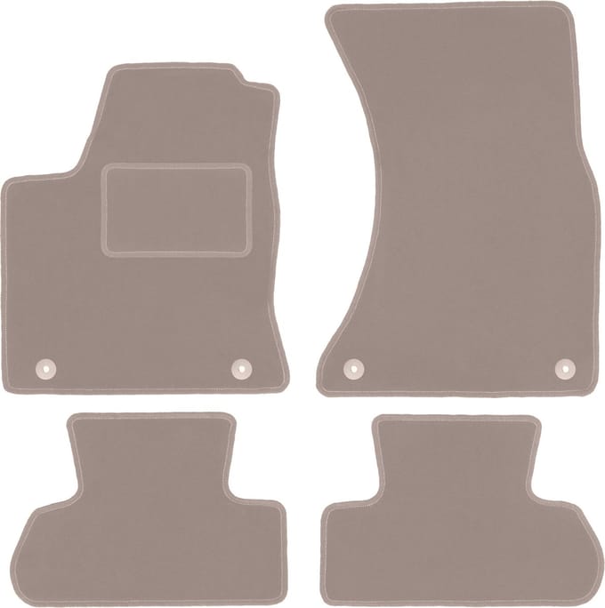 Beige veloursmatten voor: Audi Q5 I SUV (2008-2017)