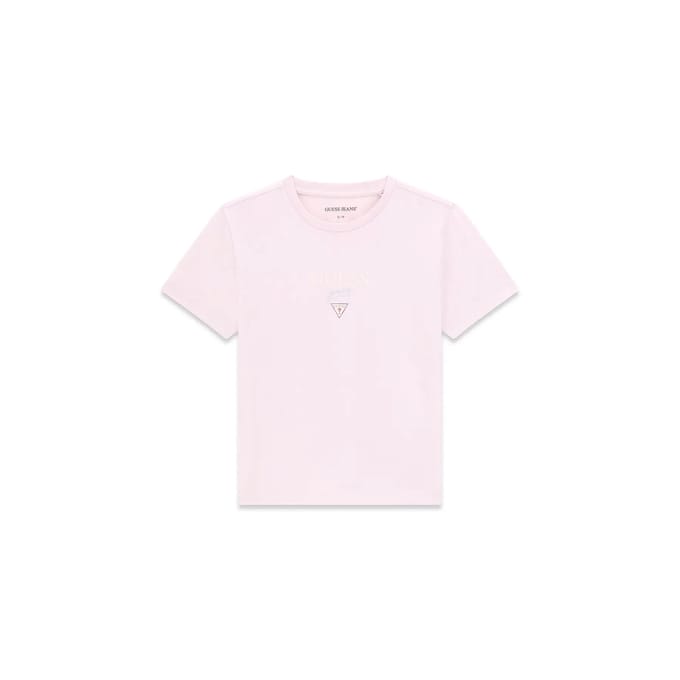 T-shirt met geborduurd logo voor dames Guess