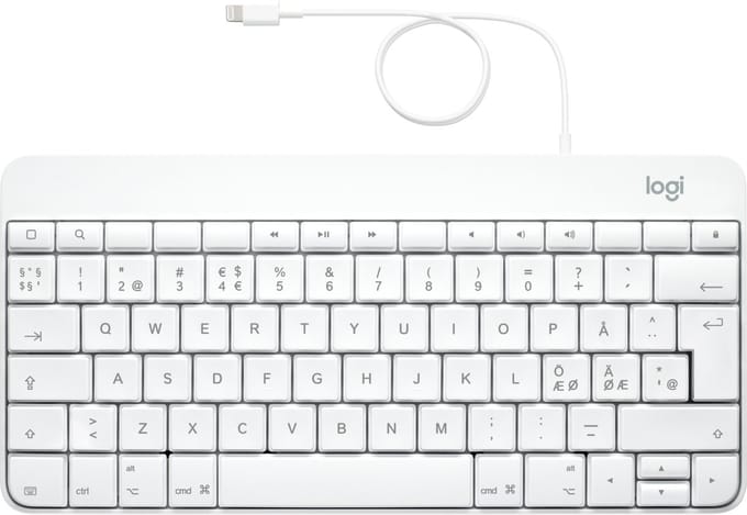 Logitech Wired KBD f iPad Lightning Conn NDX