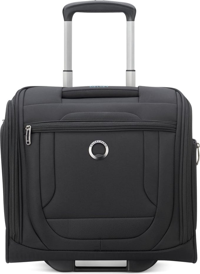 Delsey Helium DLX Handbagagekoffer 37 cm - Zwart