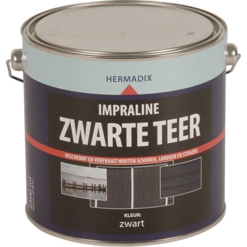 Hermadix Impraline Zwarte Teer - 2,5 liter