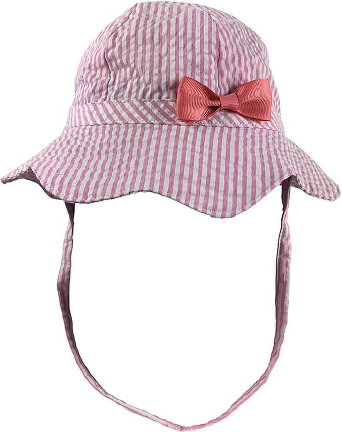 Baby hat roze strepen