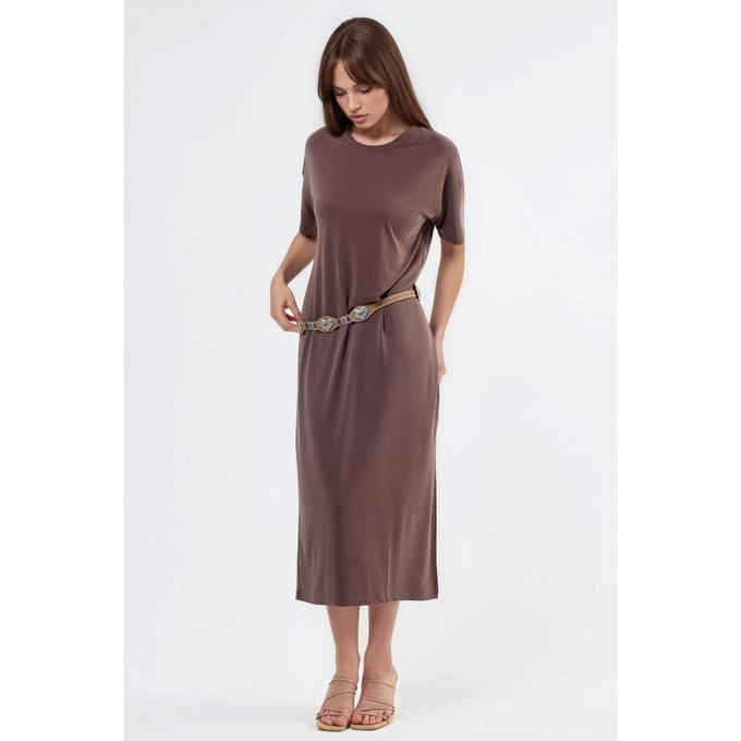 Relaxed Fit Midi-jurk