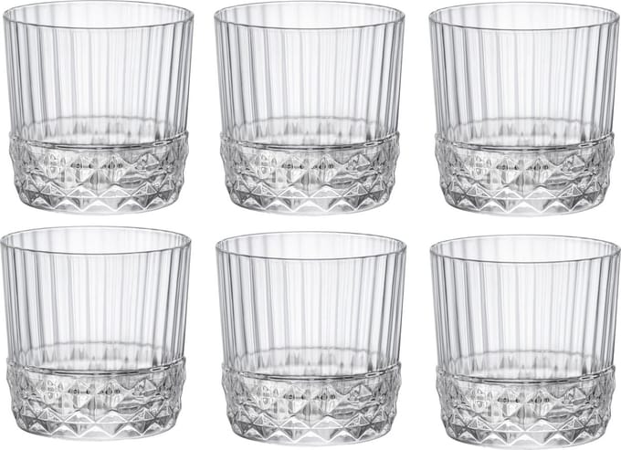 Bormioli Rocco America'20s waterglas - 30 cl - Set-6