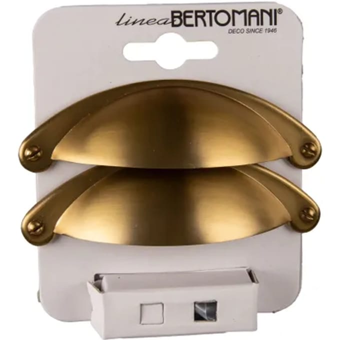 Bertomani Meubelgreep 2097 - Zamak Mat Messing - 64mm - 2 Stuks