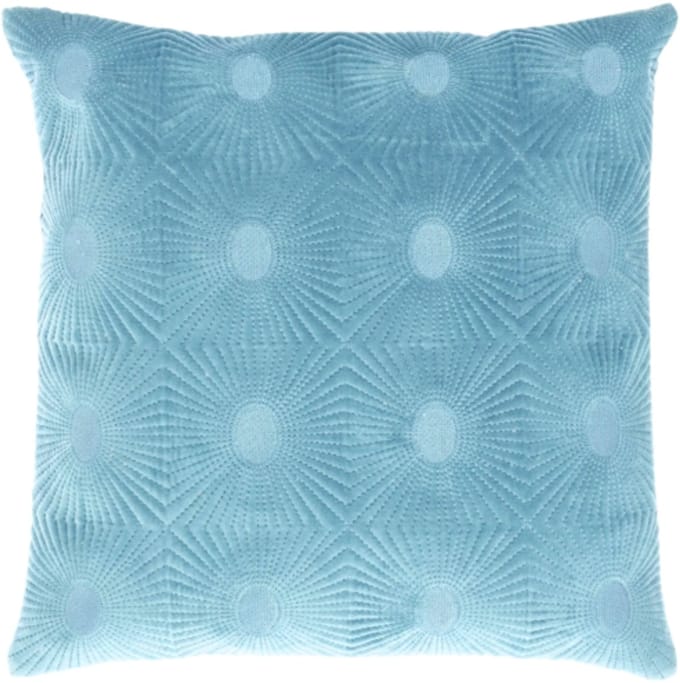Unique Living kussen Nela jeans blue 45 x 45 cm