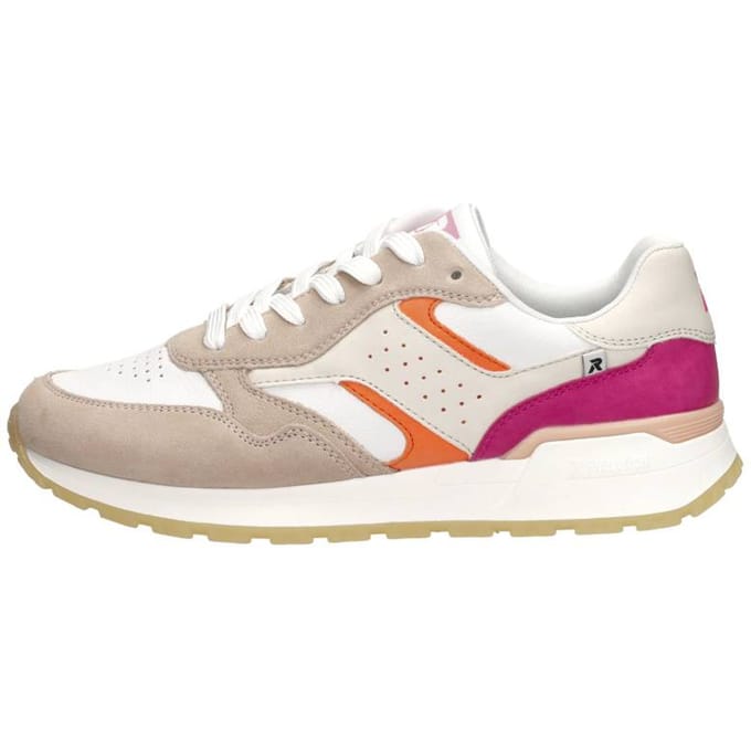 Rieker Evolution dames sneaker - Wit multi - Maat 36