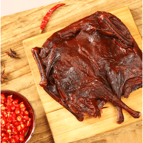 Laweiju La Wei Ju Geperste eend met saus 900g