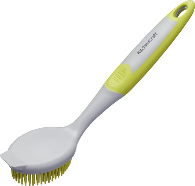Schoonmaakborstel Plat - Antibacterieel - Siliconen - KitchenCraft