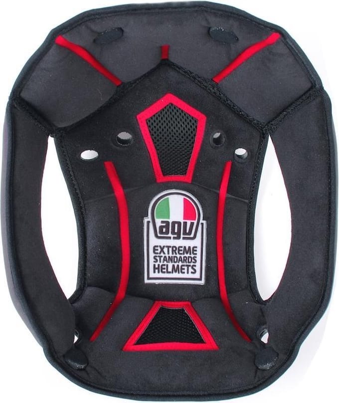 AGV Corsa R Top Pad Zwart Kit6120 ML