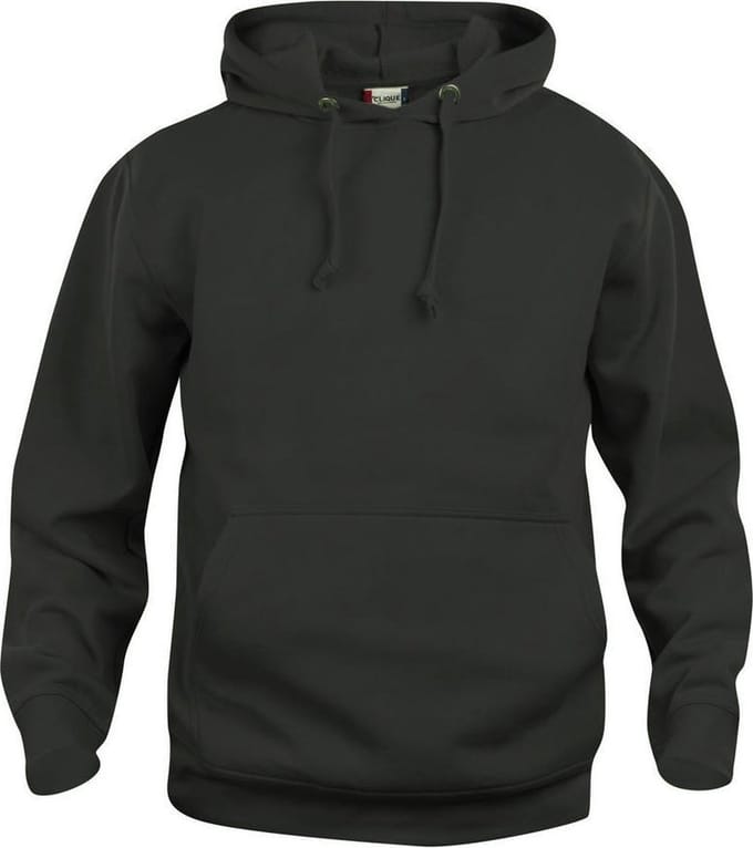 Clique Basic Hoody 021031 - Zwart - S